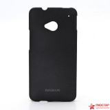 Пластиковая Накладка Baseus Для HTC One+Пленка+Стилус(черный)